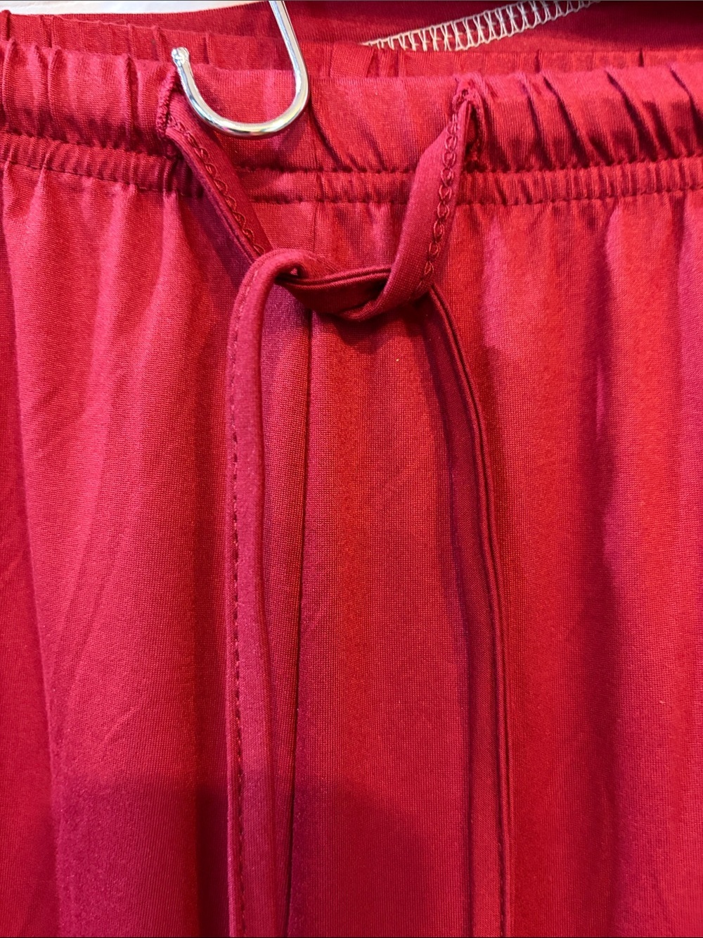 Cozy Long-Sleeve Pajama Set in Burgundy NWOT - Picture 6 of 7